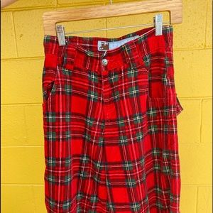 Stuka Streetwear Punk Plaid Pants